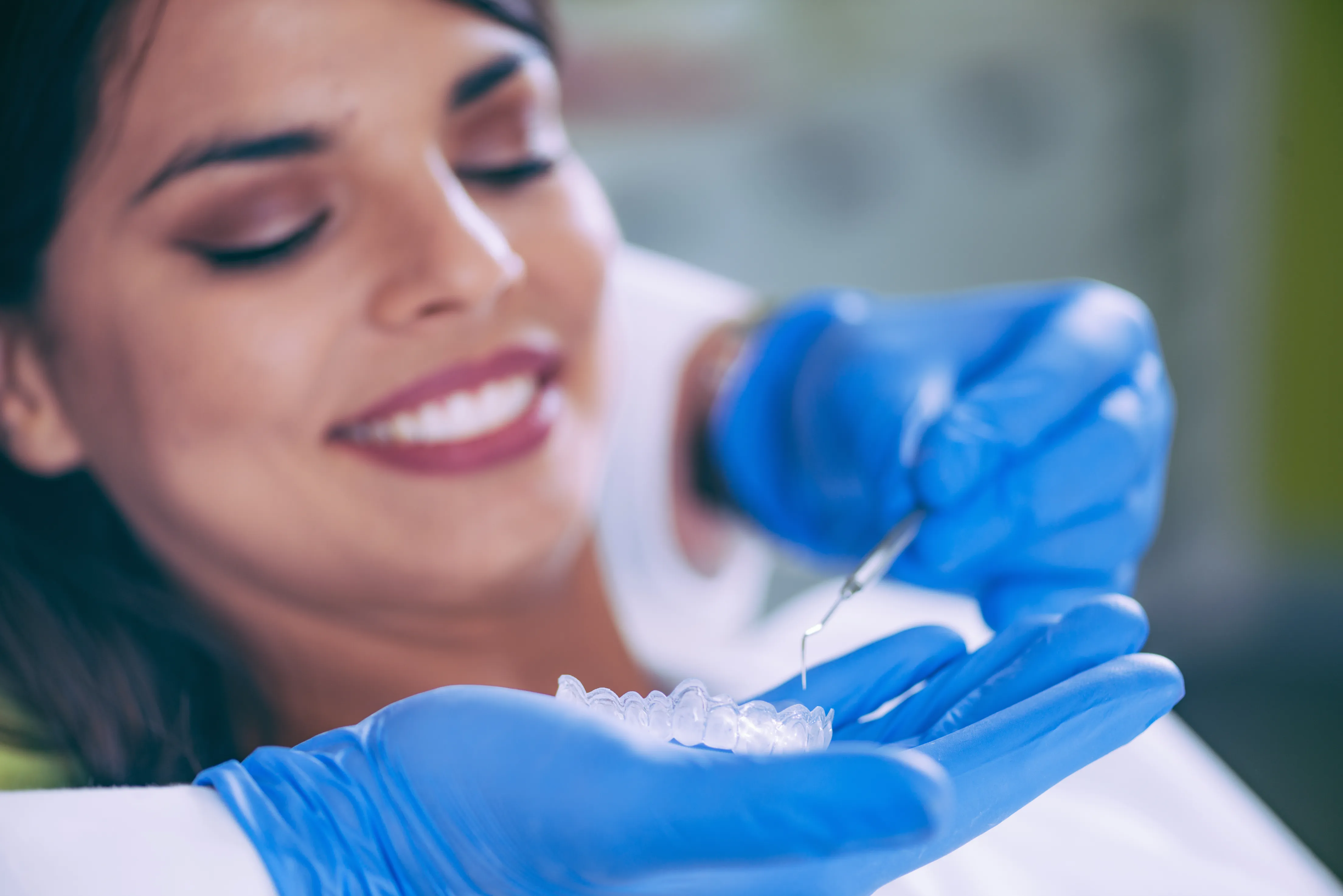 teeth whitening procedure